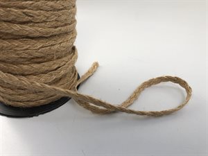 Jute bånd - flettet, 7-8 mm